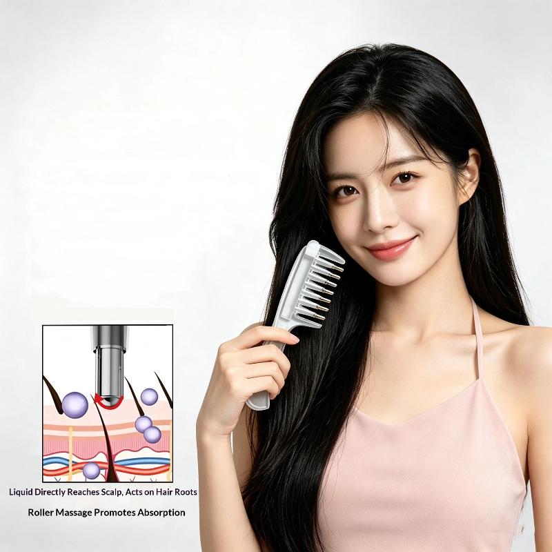 مشط شفاف محمول جديد لتطبيق الس - مراجعة Root Stimulator Liquid وسعره